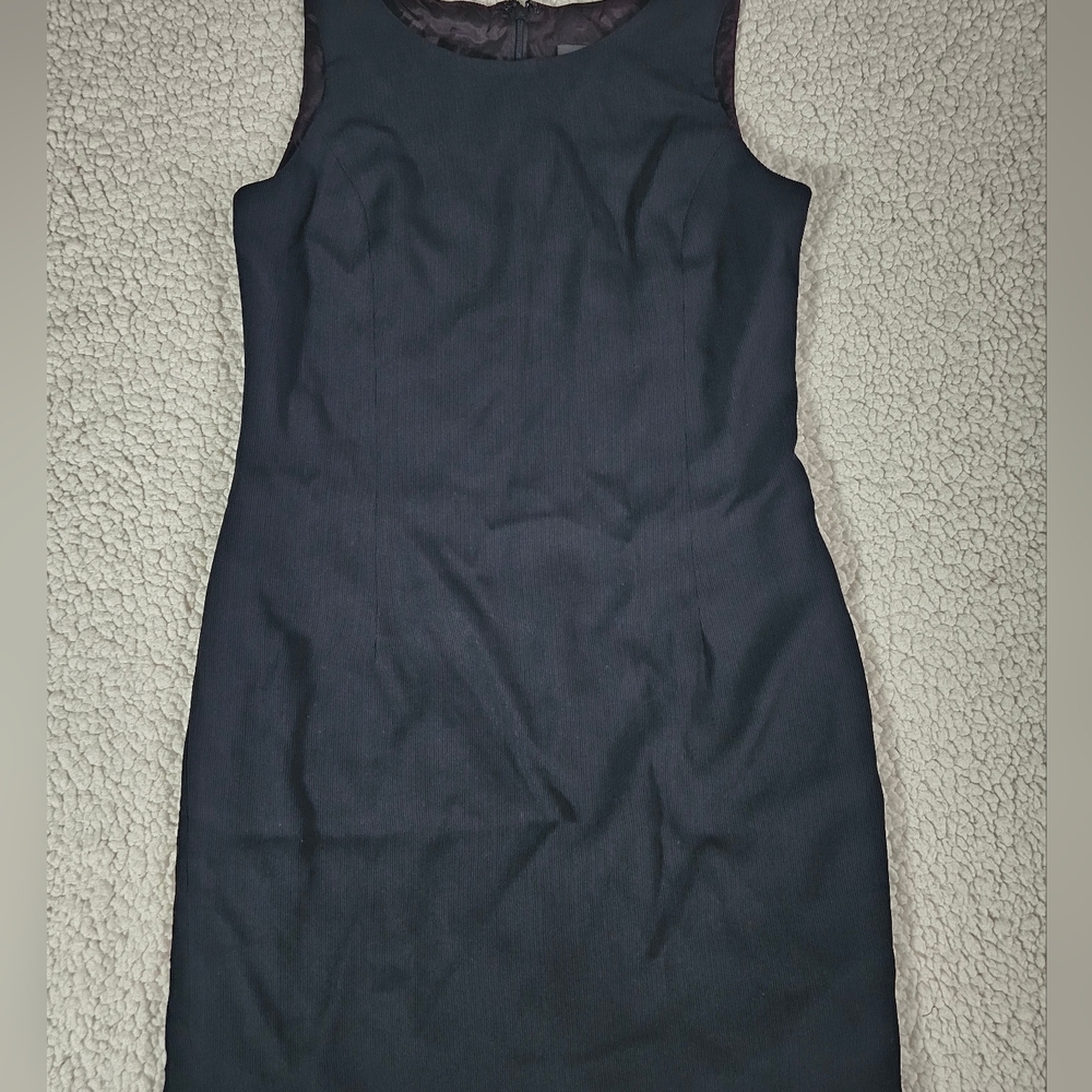 Alex Garfield Vintage Black Sleeveless Sheath Dress Size Six Work And Cocktail
